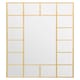 image 2 of The Genestra - Gold Modern Wall & Leaner Garden Mirror 79"x 47" 200x120cm Gold