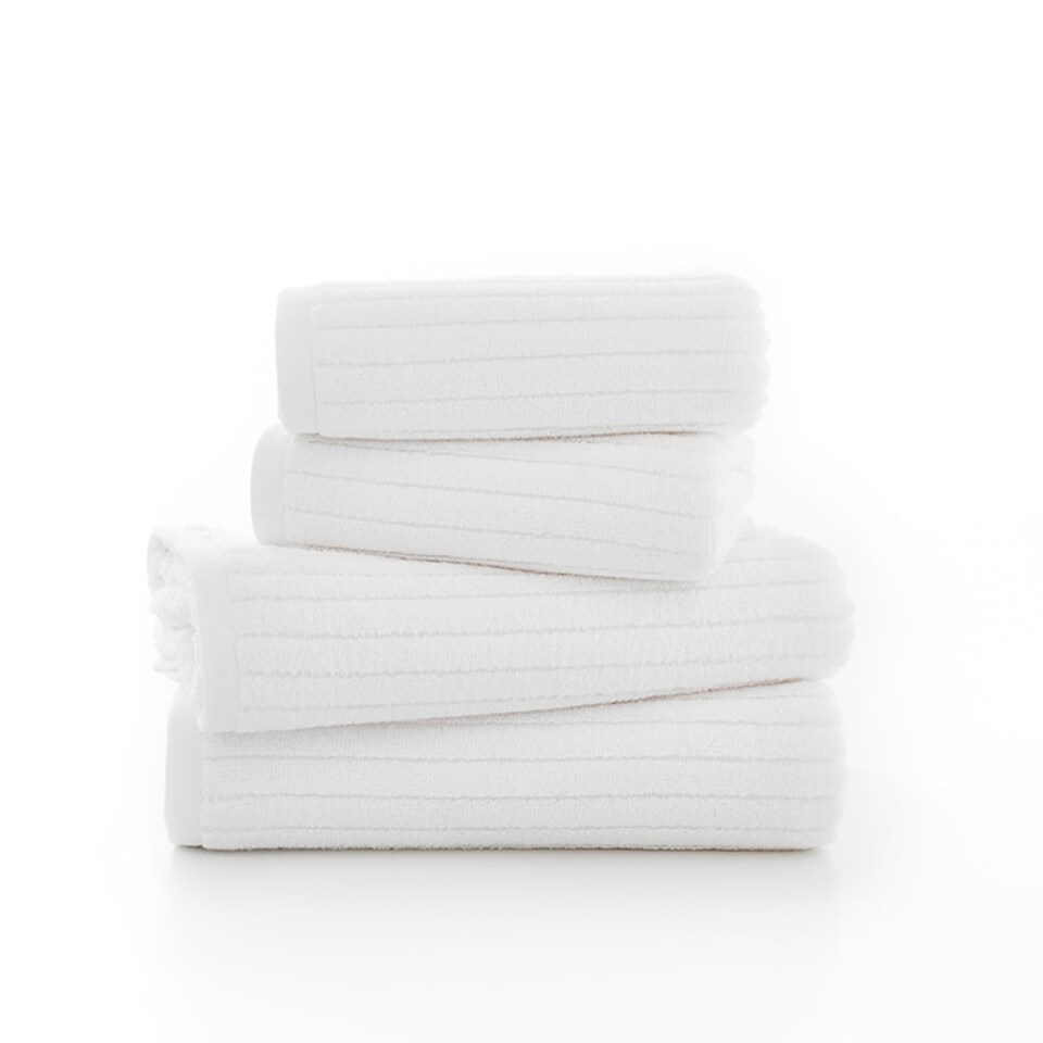 image 1 of Ribbed Absorbent 100% Cotton Rialto Supersoft Towels