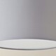 image 5 of ValueLights 3 Pack Modern Grey Drum Pendant Ceiling Light Shades With Diffusers