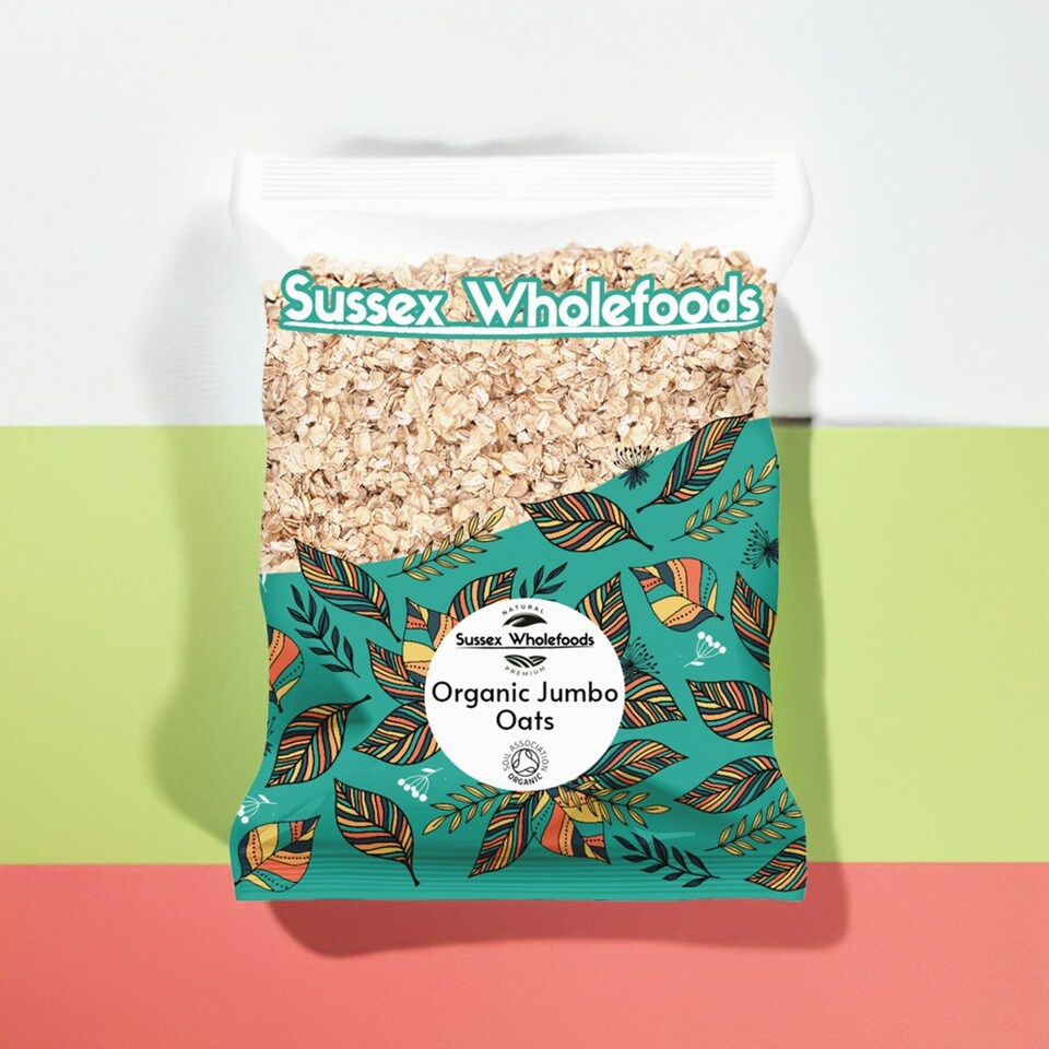 image 1 of Organic Jumbo Oats 1kg (Sussex Wholefoods)