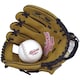 image 1 of Midwest Baseball Glove - Mustard Yellow - One Size