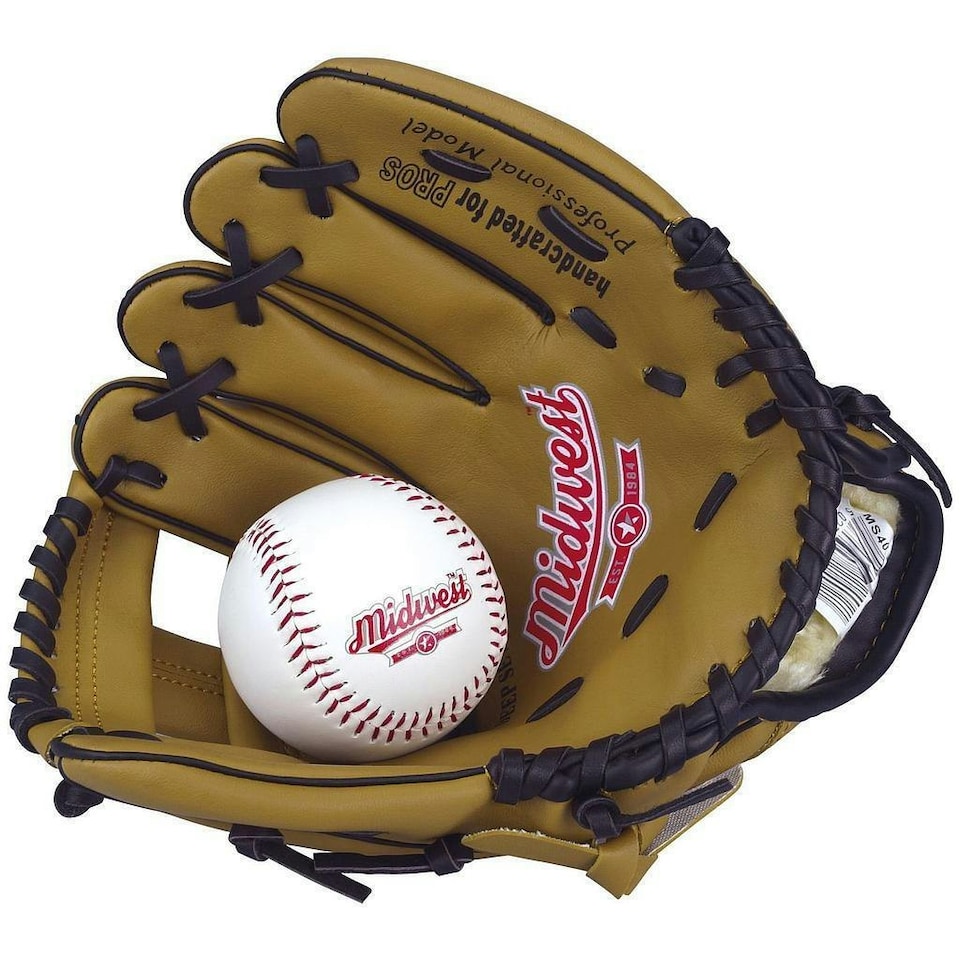 image 1 of Midwest Baseball Glove - Mustard Yellow - One Size
