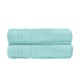 image 1 of Luxury Zero Twist Egyptian Cotton Bath Towels 70 x 120cm - Pack of 2 Blue | Duckegg | Bath towel
