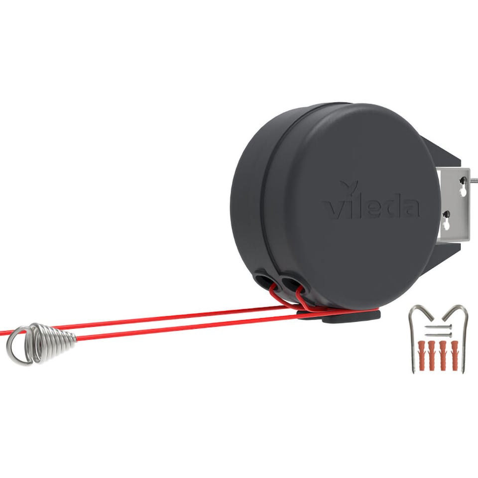 image 1 of Vileda Dual Cordomatic 30m Retractable Washing Line