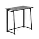 image 1 of Harbour Housewares Deluxe Wooden Folding Desk - 80cm - Black | Black | Black