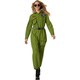 image 1 of Fighter Pilot Costume - womens fancy dress, olive green, military inspired | Green | green | 1