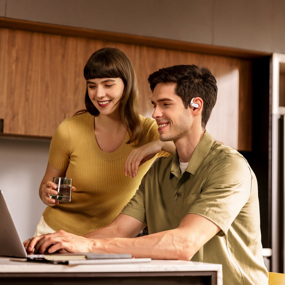 image 1 of Shokz OpenFit Air White