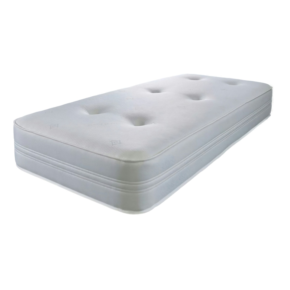 image 1 of Sirocco Airflow Hybrid Mattress - 18cm Deep, Spring & Memory Fibre Support | White | King