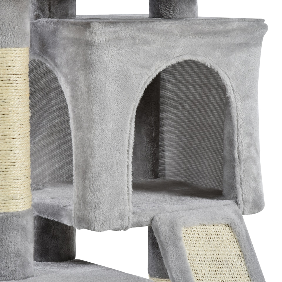 image 1 of PawHut Cat Tree 81cm Indoor Cat Scratching Post Kitten Tower