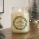 image 2 of Personalised Christmas Wreath Large Candle Jar
