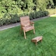 image 1 of Grand Chair with Footstool - W98 x D74 x H98 - Fully Assembled
