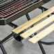image 8 of Outsunny Foldable Charcoal Trolley Barbecue BBQ Grill Cooker Smoker W/ Wheels