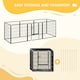 image 4 of PawHut 8 Panels Heavy Duty Puppy Play Pen for Small, Medium Dogs 79Hcm