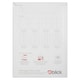 image 2 of Blick 65 Per Sheet 100 Sheets, 38.1mm x 21.2mm, Rectangular, White, 6500 Labels