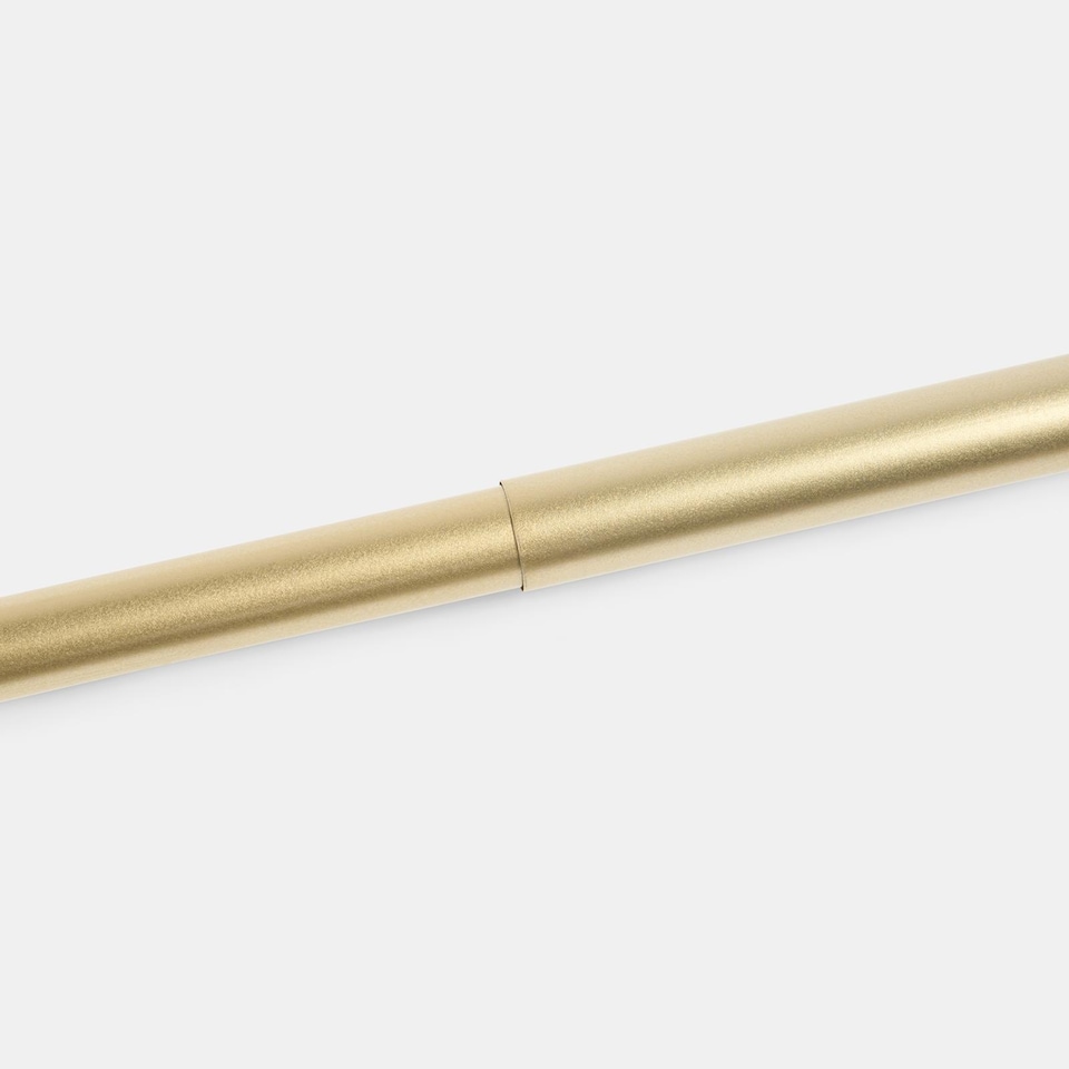 image 1 of OHS Curtain Pole Extendable 28mm Metal Finnials Ball End Rod Fittings | Bronze