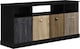 image 2 of Mercer TV Console with 4 Doors Multicolour/Black | Black | Black | One Size | 63