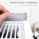 image 5 of Radiator Foil Insulation Roll Reflector Panels - Energy Saving Radiator Heat Deflector for Home Heating | Silver | 10m x 60cm - Roll | 1