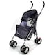 image 1 of Pet Stroller Dog Cat Puppy Pram Pushchair Travel Cart Jogging Buggy Carrier (Blue Tartan)