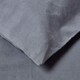 image 6 of Homescapes Dark Grey Linen Housewife Pillowcase - King Size | Grey | King