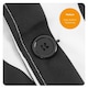 image 3 of Striped Ghost Costume Black | XL