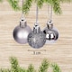 image 3 of Christmas Decorations Baubles mid grey 3cm-24pcs set