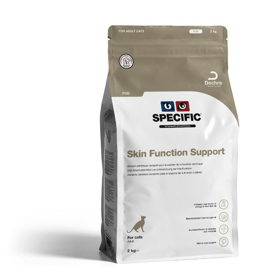 image 1 of Dechra SPECIFIC™ Skin Function Support Dry Cat Food - 2kg x 3