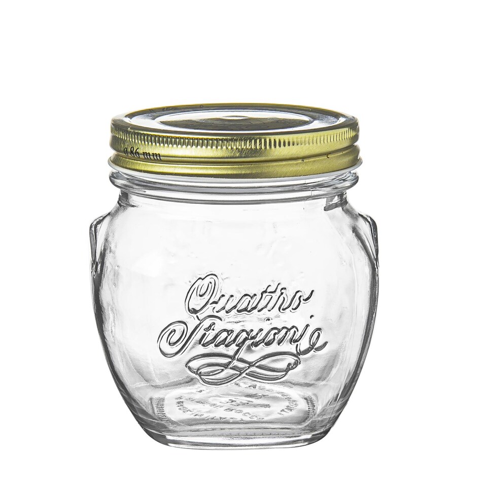 image 1 of Bormioli Rocco Quattro Stagioni Glass Preserving Jars - 500ml - Clear - Pack of 4