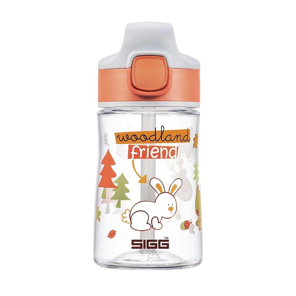image 1 of Sigg Childrens/Kids Miracle Woodland Water Bottle - Clear/Red - One Size