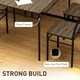image 10 of HOMCOM 5 Piece Dining Table and Chairs Set, Space Saving, Oak Yellow