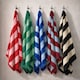 image 9 of Extra Large Organic Cotton Striped Beach Towel | Black | Black/Natural | One size | 1