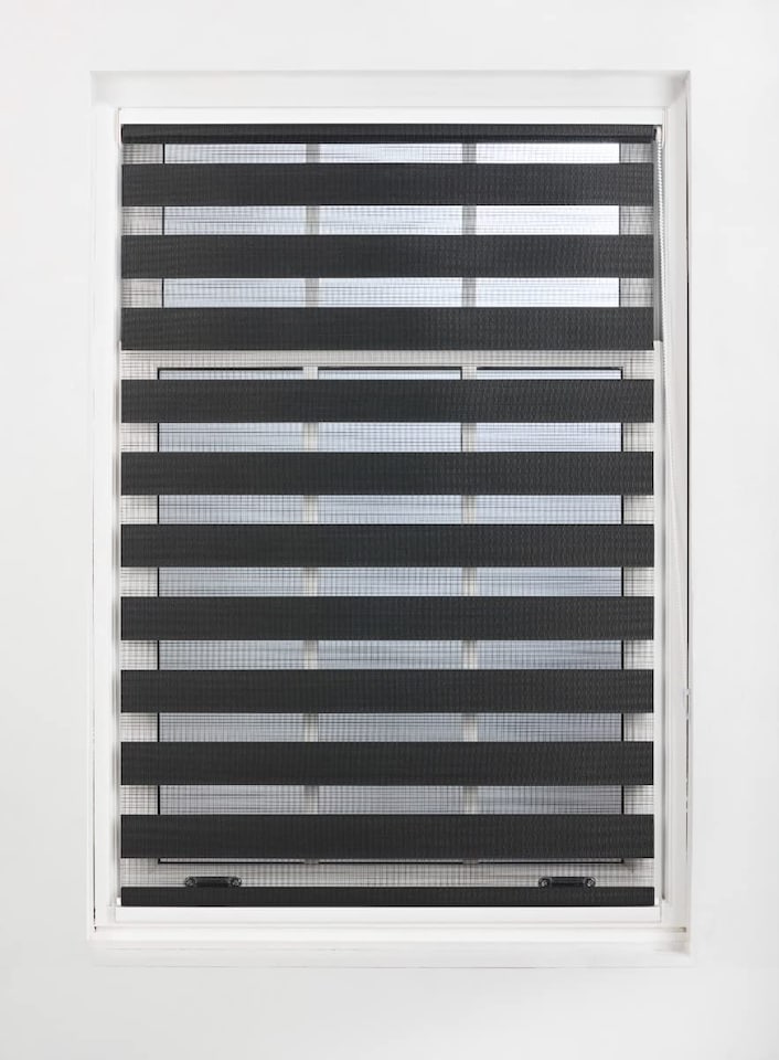 image 1 of Day and Night Zebra Roller Blind 235cm Wide x 165cm Long | Black | Black