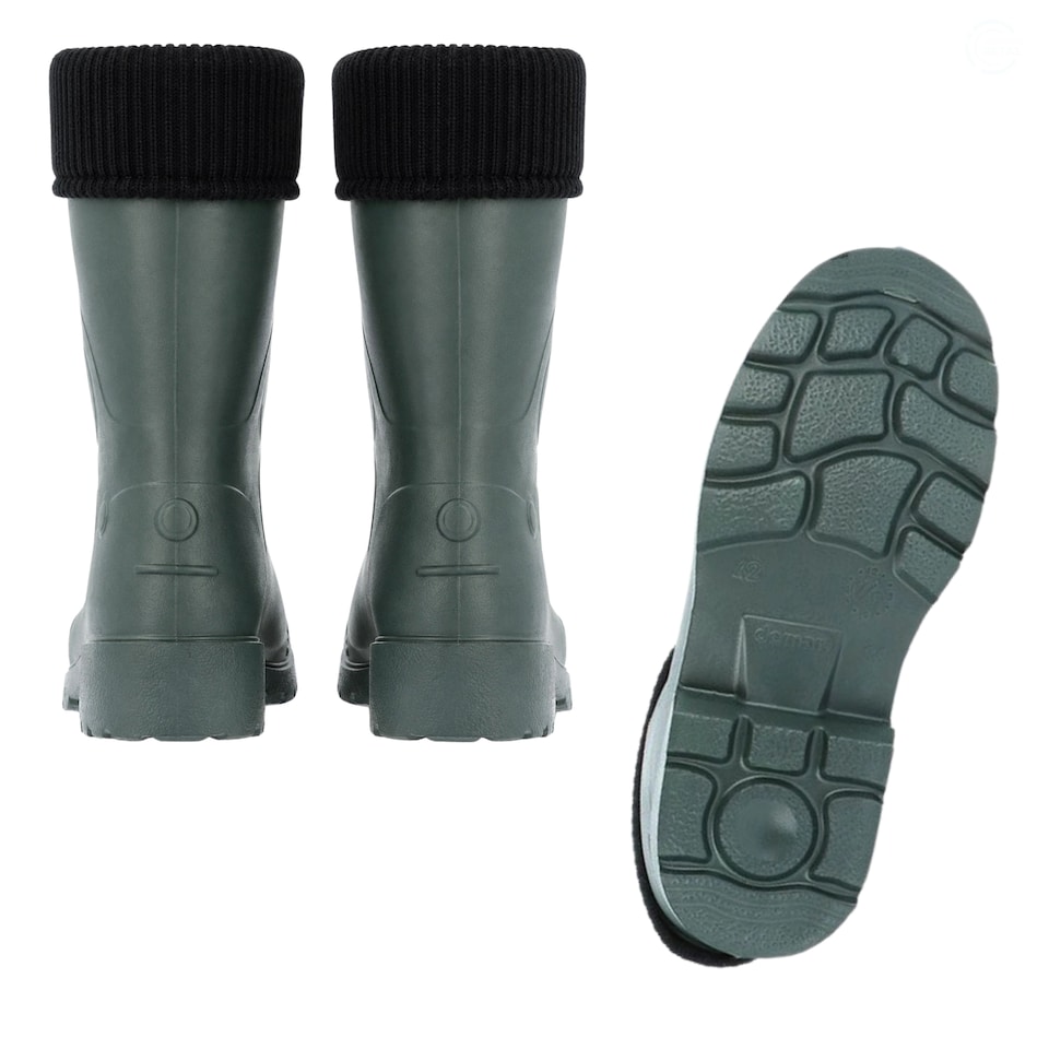 image 1 of Demar Farmer Men's EVA Rain Boots with Removable Insert, Green, EU 40