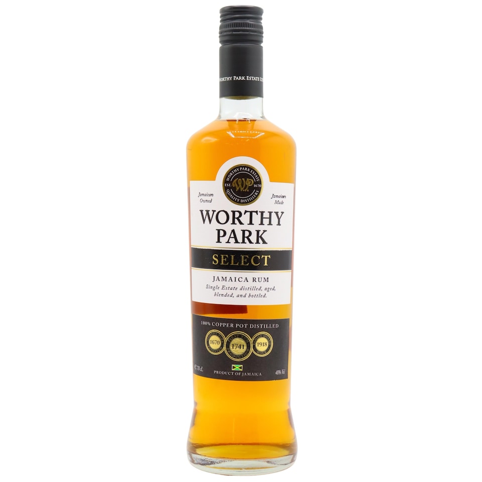 image 1 of Worthy Park - Select Jamaican Rum | Multi | Smooth and mellow with hints of cinnamon, tropical fruit, banana and orange. On the palate, taste sweet molasses, a hint of peach and chocolate, followed by creamy caramel and toffee with oak notes | 1
