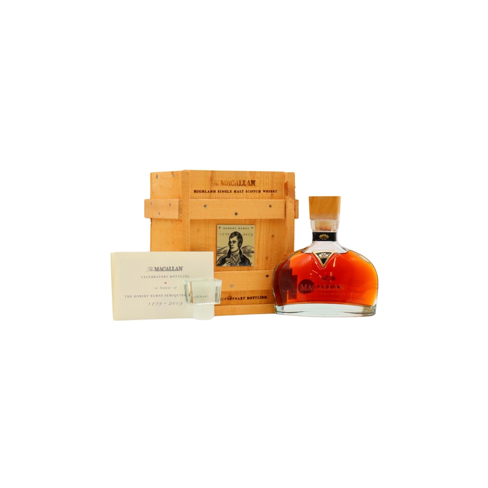 image 1 of The Macallan - Robert Burns Semiquincentenary Single Malt Scotch 1998 12 year old Whisky