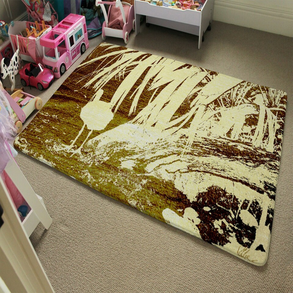image 1 of Pretty Bird (Rug) Brown | XL: 160x230cm