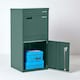 image 6 of SMART PARCEL BOX® Extra Large Front & Rear Access Green Green