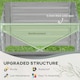 image 4 of Outsunny Galvanised Steel Outdoor Raised Bed w/ Reinforced Rods, Dark Grey
