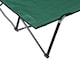 image 8 of Outsunny Double Camping Bed Camping Cot Foldable Sunbed Outdoor Patio Sleeping Bed Super Light with Carry Bag Green