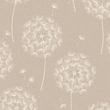 Holden Décor Allora Dandelions Heavyweight Vinyl Textured Wallpaper - Cream - 10m x 53cm Cream