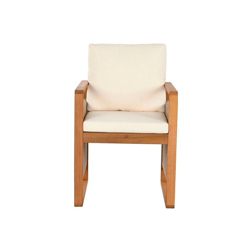 image 1 of Table set with chairs Home ESPRIT Brown Rope Eucalyptus wood 230 x 100 x 75 cm N/A