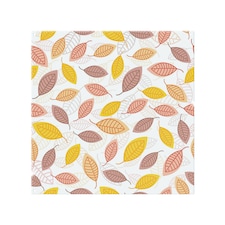 Small Autumn Leaves Splash Back | White