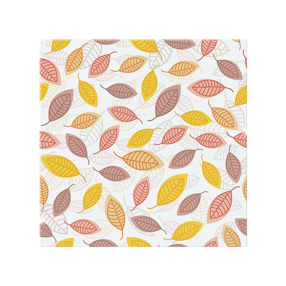 image 1 of Small Autumn Leaves Splash Back | White