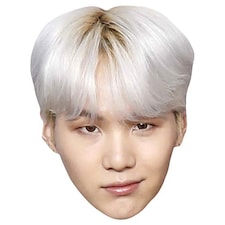 BTS K-Pop Suga Min Yoon-gi Cardboard Face Mask
