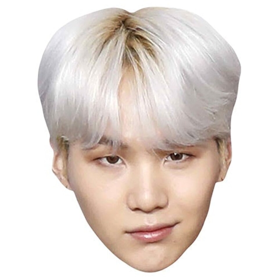 BTS K-Pop Suga Min Yoon-gi Cardboard Face Mask