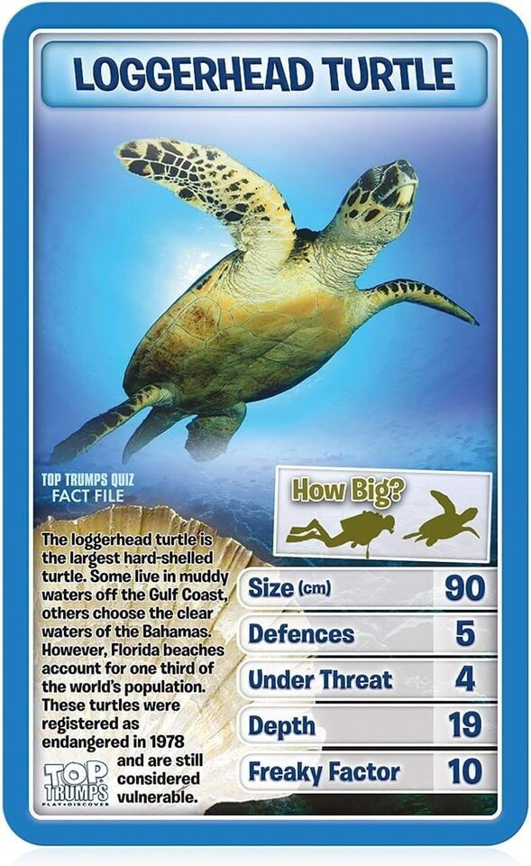 image 1 of Top Trumps Classics Creatures of the Deep Card Game