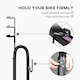 image 7 of SPORTNOW Vertical & Horizontal Bike Rack Fits 24"-29" and 700c Bikes, Black