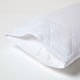 image 3 of Homescapes Standard Size Quilted Pillow Protector - Pack of 4 White