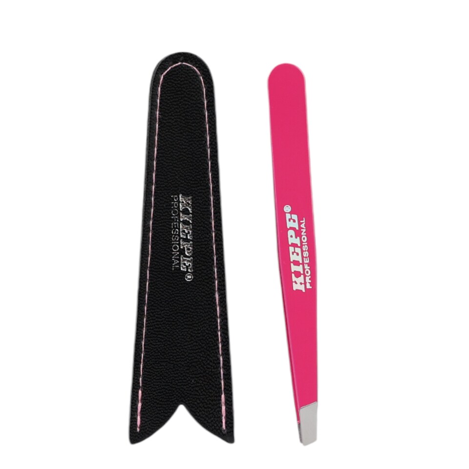 image 1 of Kiepe - Tweezer Oblique Tip Hot Pink 10cm