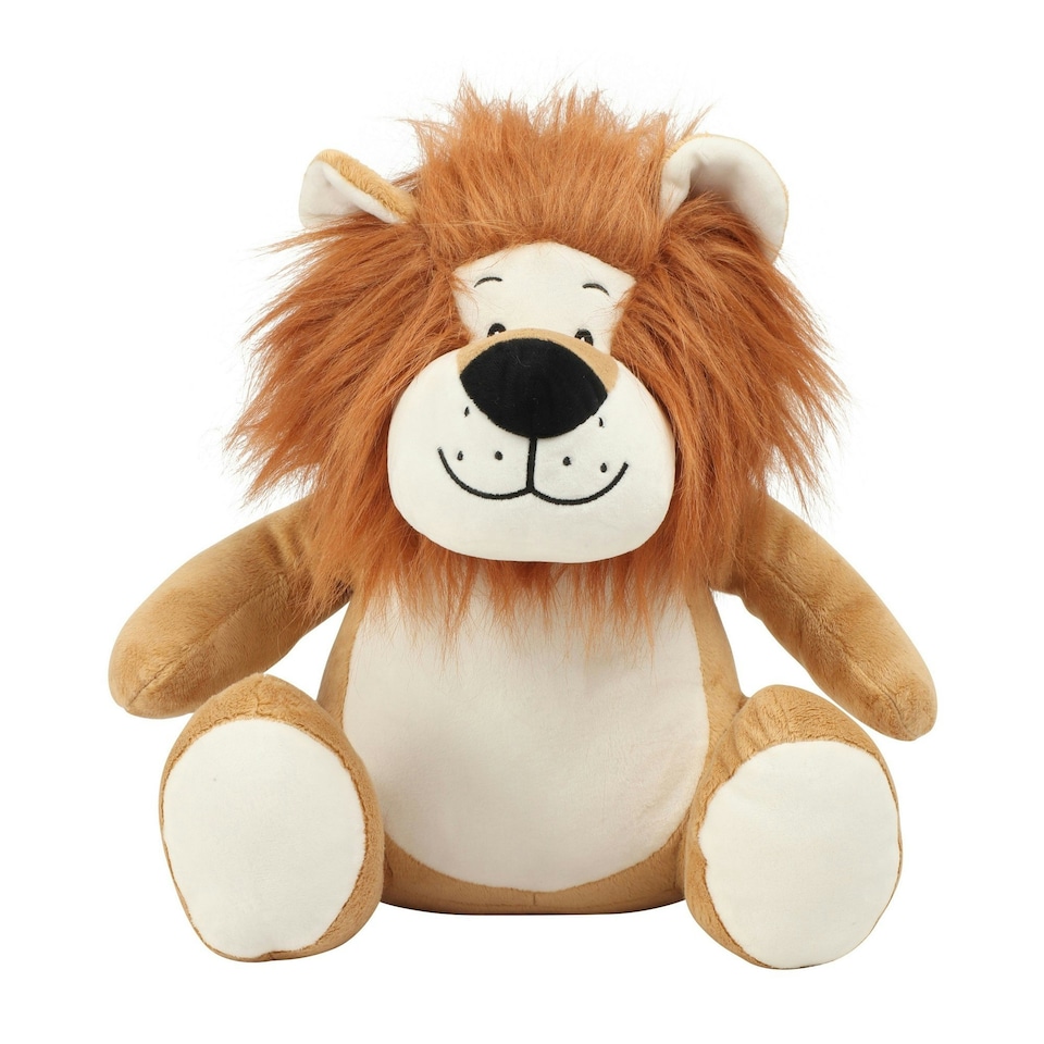 Mumbles Zippie Lion Plush Toy - Brown - One Size