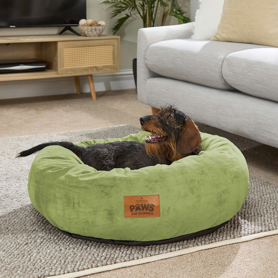 image 1 of Paws for Slumber Donut Pet Bed, Large